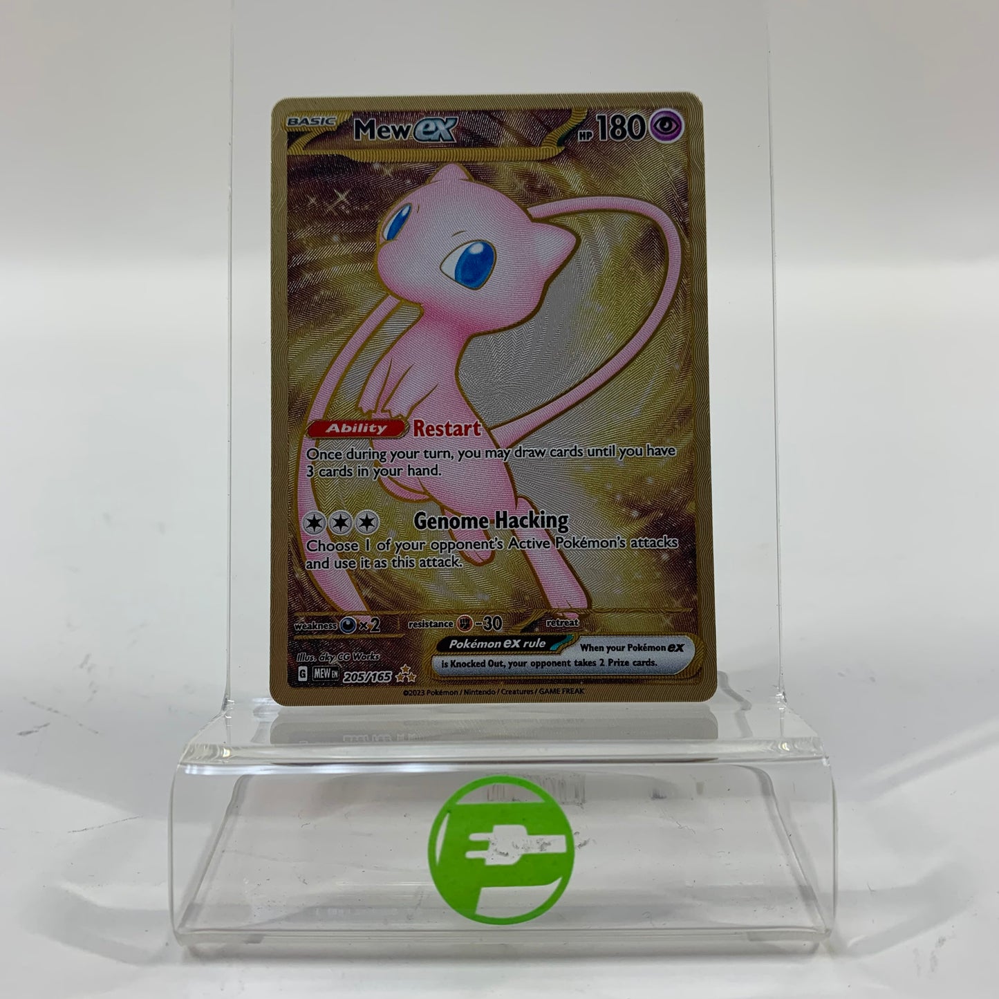 Pokémon TCG Scarlet & Violet: 151 Mew ex 205/165 Holo Textured English