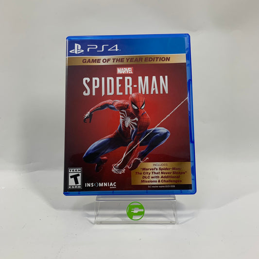 Marvel Spiderman [Game of the Year] (Sony PlayStation 4 PS4, 2019)