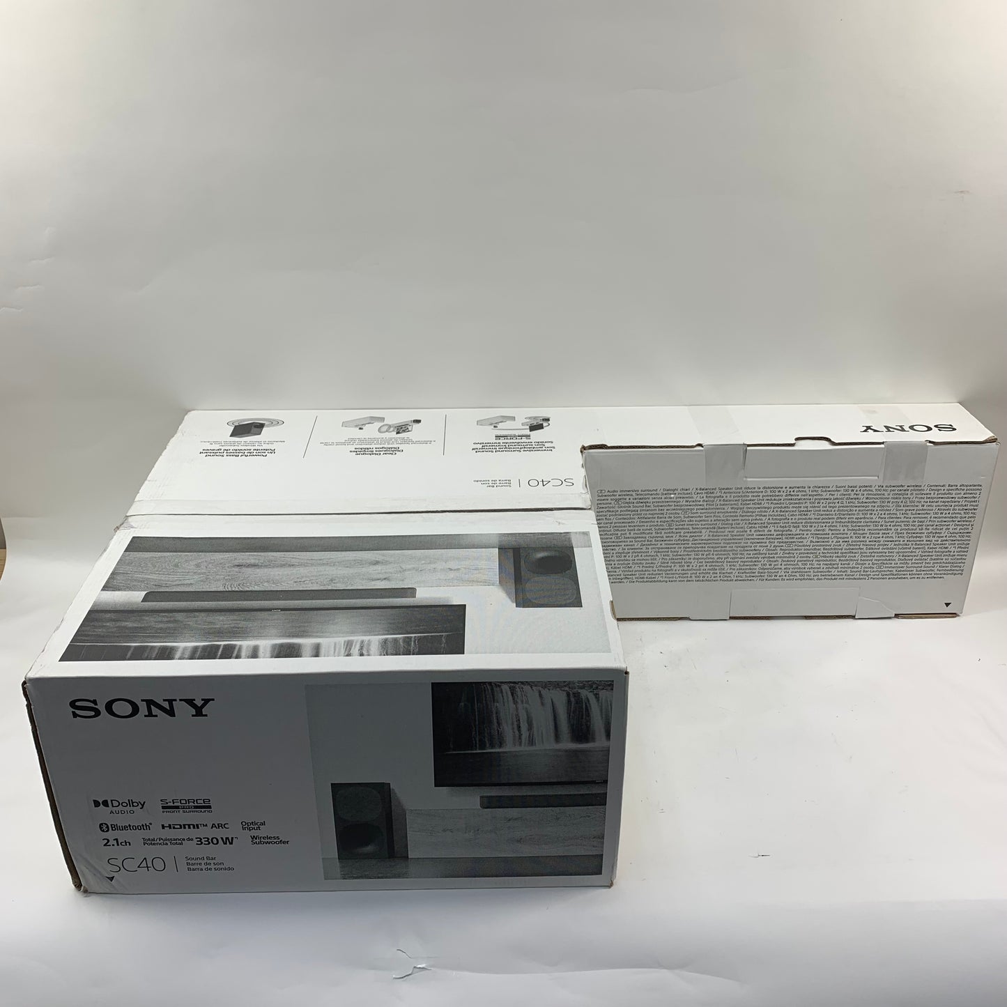 Sony  2.1 Channel Sound Bar/Subwoofer Soundbar Black HT-SC40