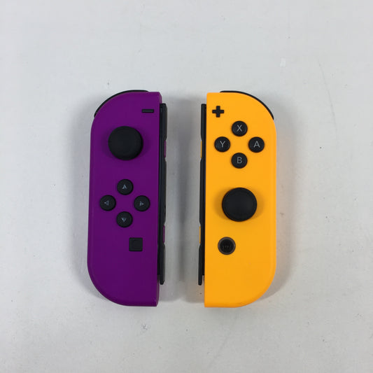Nintendo Switch Joy-Cons Pair Controller HAC-015/HAC-016 Neon Purple/Neon Orange