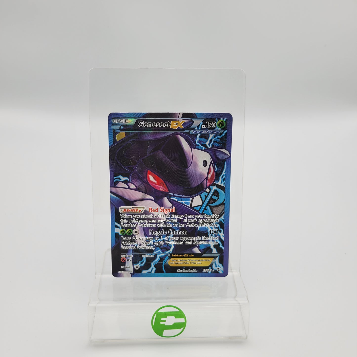 Pokémon TCG Plasma Blast Genesect-EX 97/101 Holo Textured English