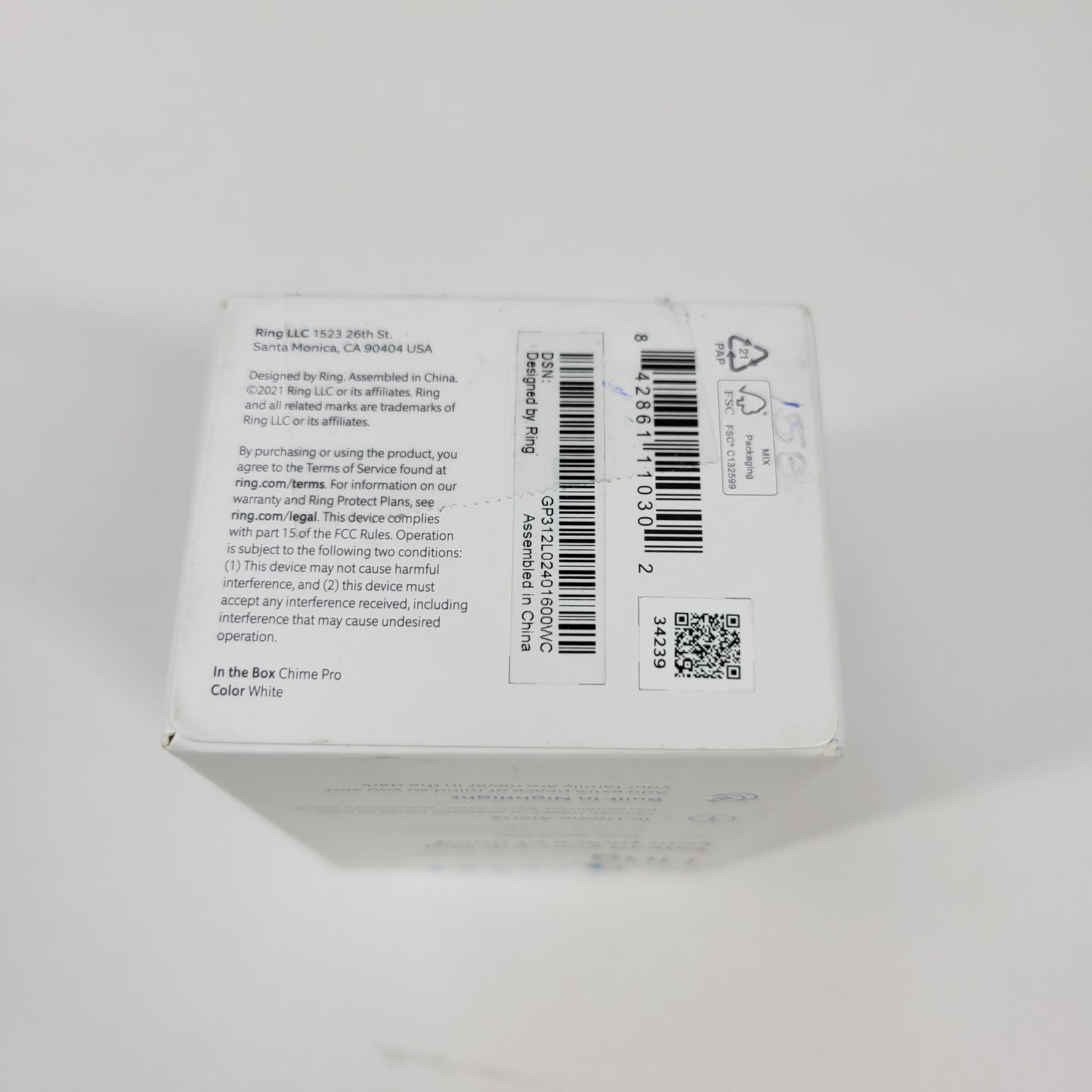 New Ring Chime Pro 2nd Gen Wifi Extender and Chime for Ring Devices