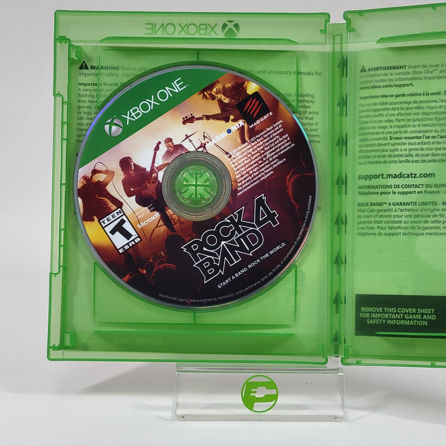 Rock Band 4 (Microsoft Xbox One, 2015)
