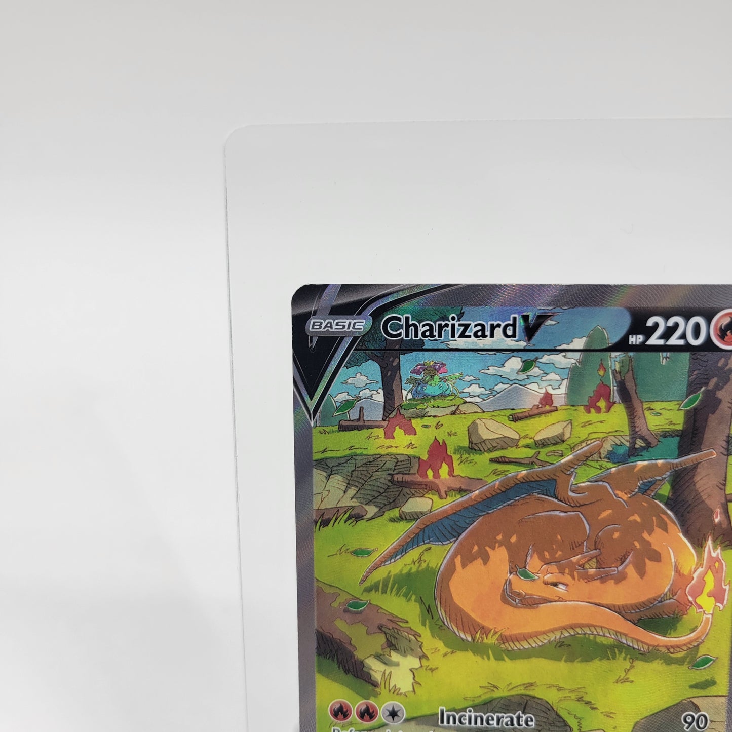 Pokémon TCG Sword & Shield Charizard V SWSH260 Holo Textured English