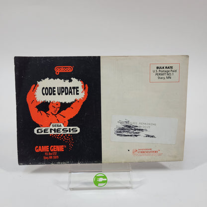 GALOOB  SEGA GENESIS GAME GENIE CODE BOOK CHEAT CODE BOOKLIT  VOLUME 1, NO.2