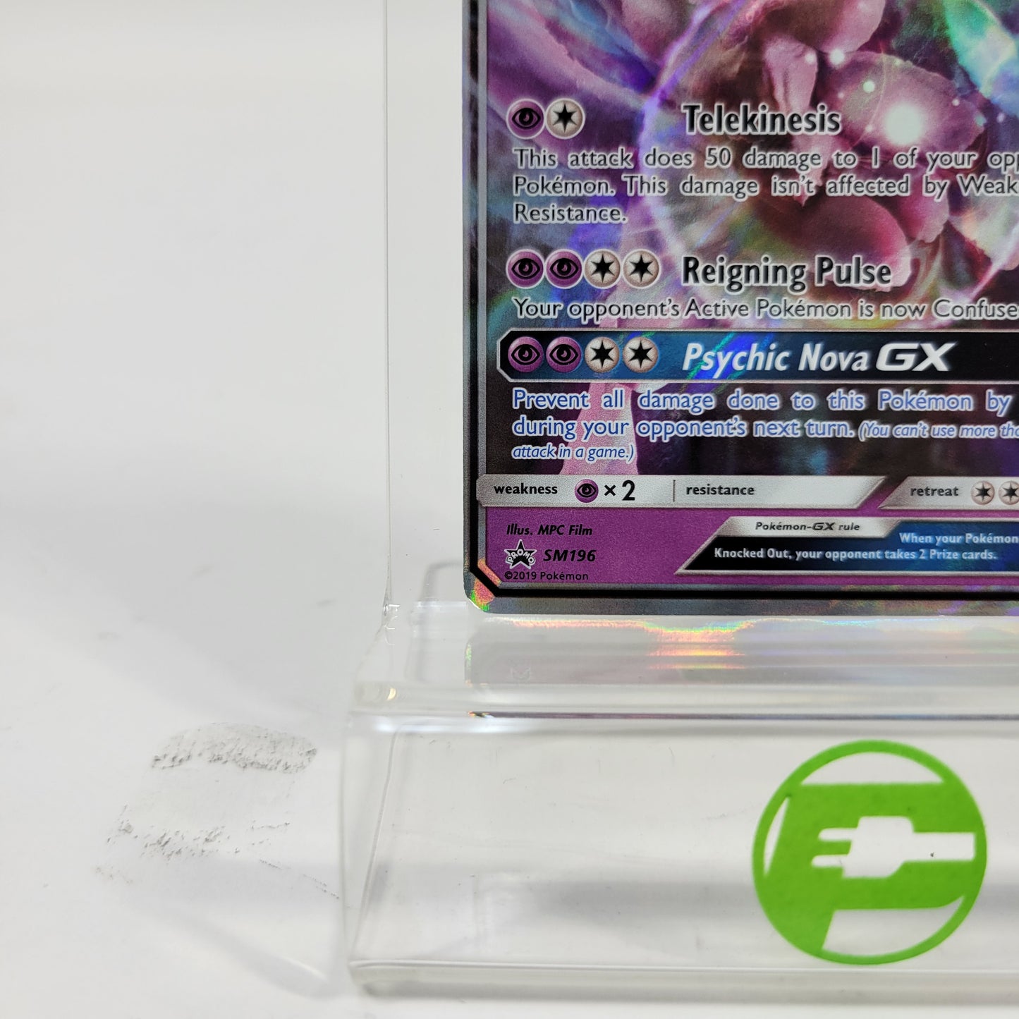 Pokémon TCG Scarlet & Violet Promo Mewtwo GX SM196 Holo English