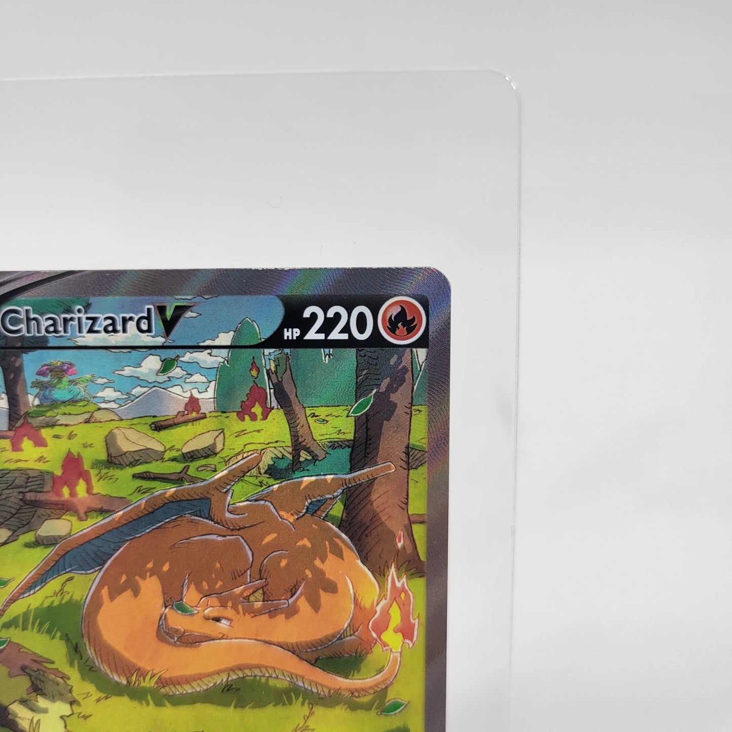 Pokémon TCG Sword & Shield Charizard V SWSH260 Holo Textured English
