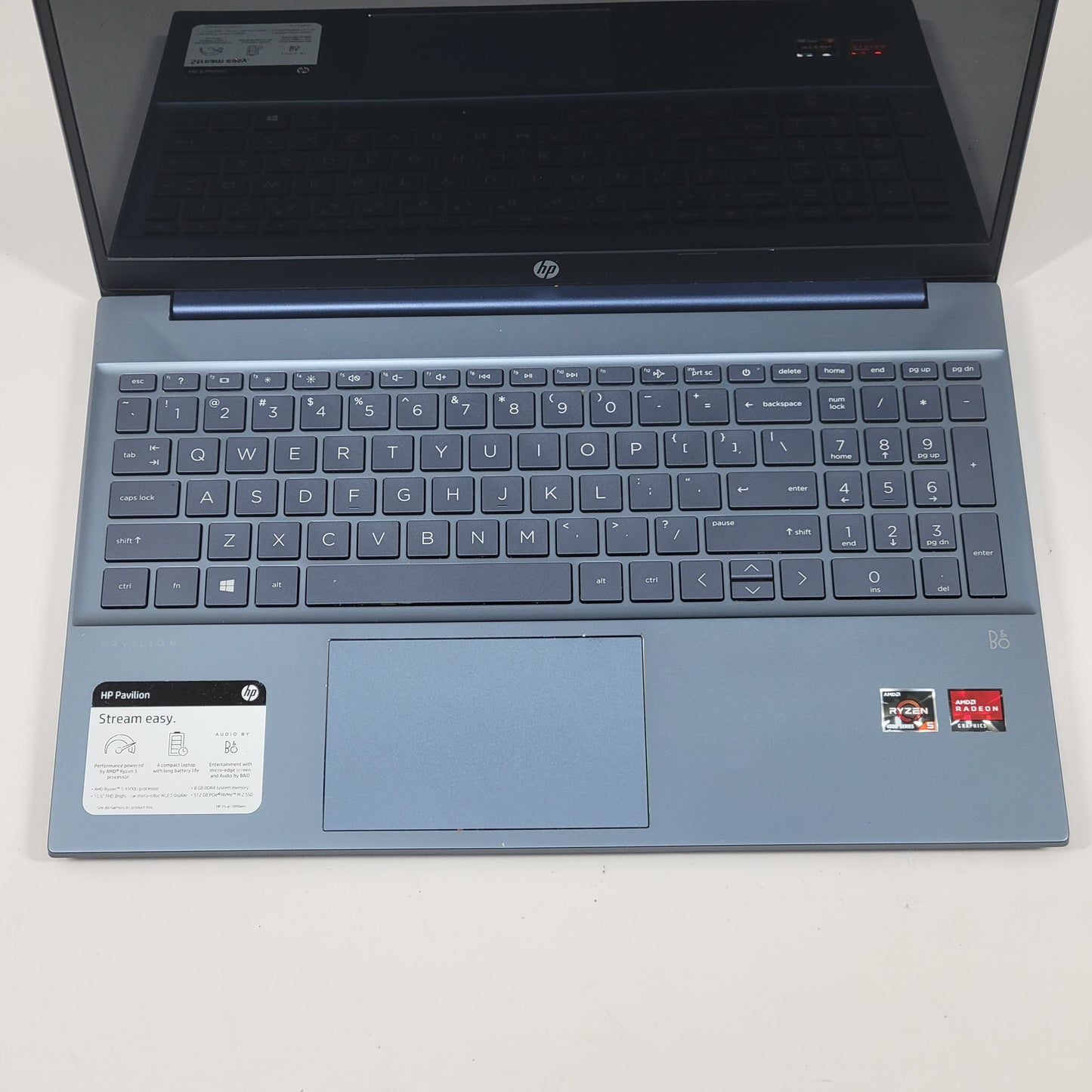 HP Pavilion 15-EH0090WM 15.6" Ryzen 5 4500U 2.3GHz 8GB RAM 512GB SSD