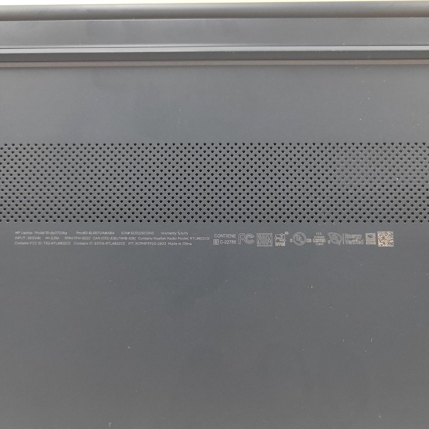 HP Laptop 15-DY0700TG 15.6" Pentium Silver N5030 1.1GHz 8GB RAM 256GB SSD