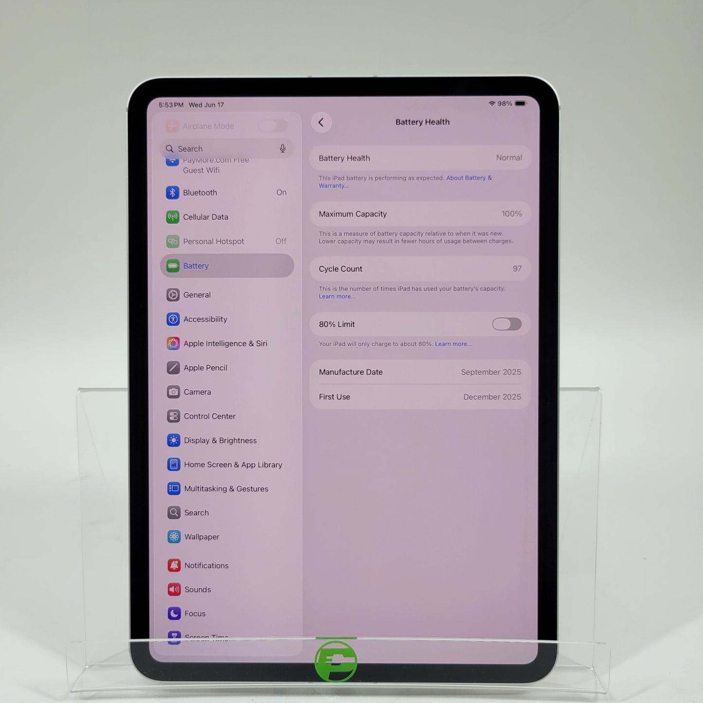 Unlocked Apple iPad Pro 11" M5 512GB Silver ME2T4LL/A