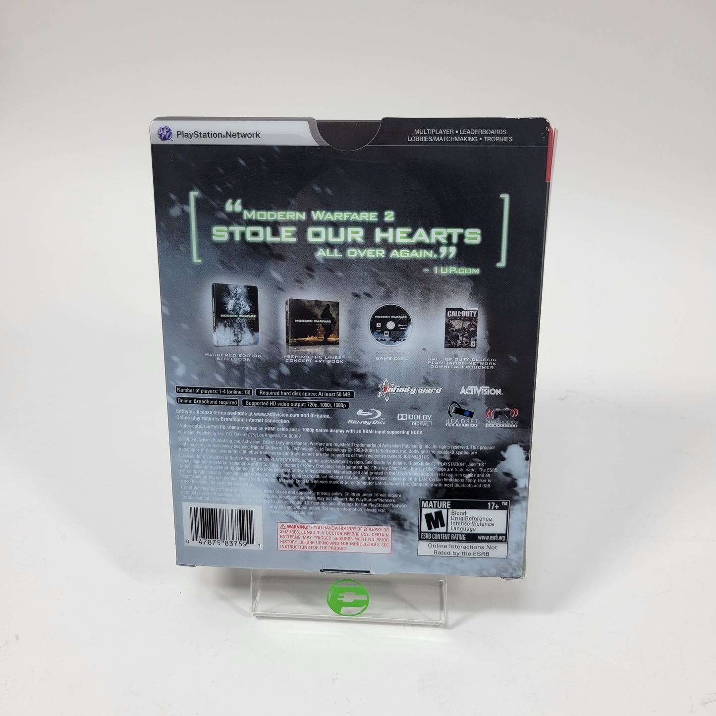 Call of Duty Modern Warfare 2 [Hardened Edition] (Sony PlayStation 3 PS3, 2009)