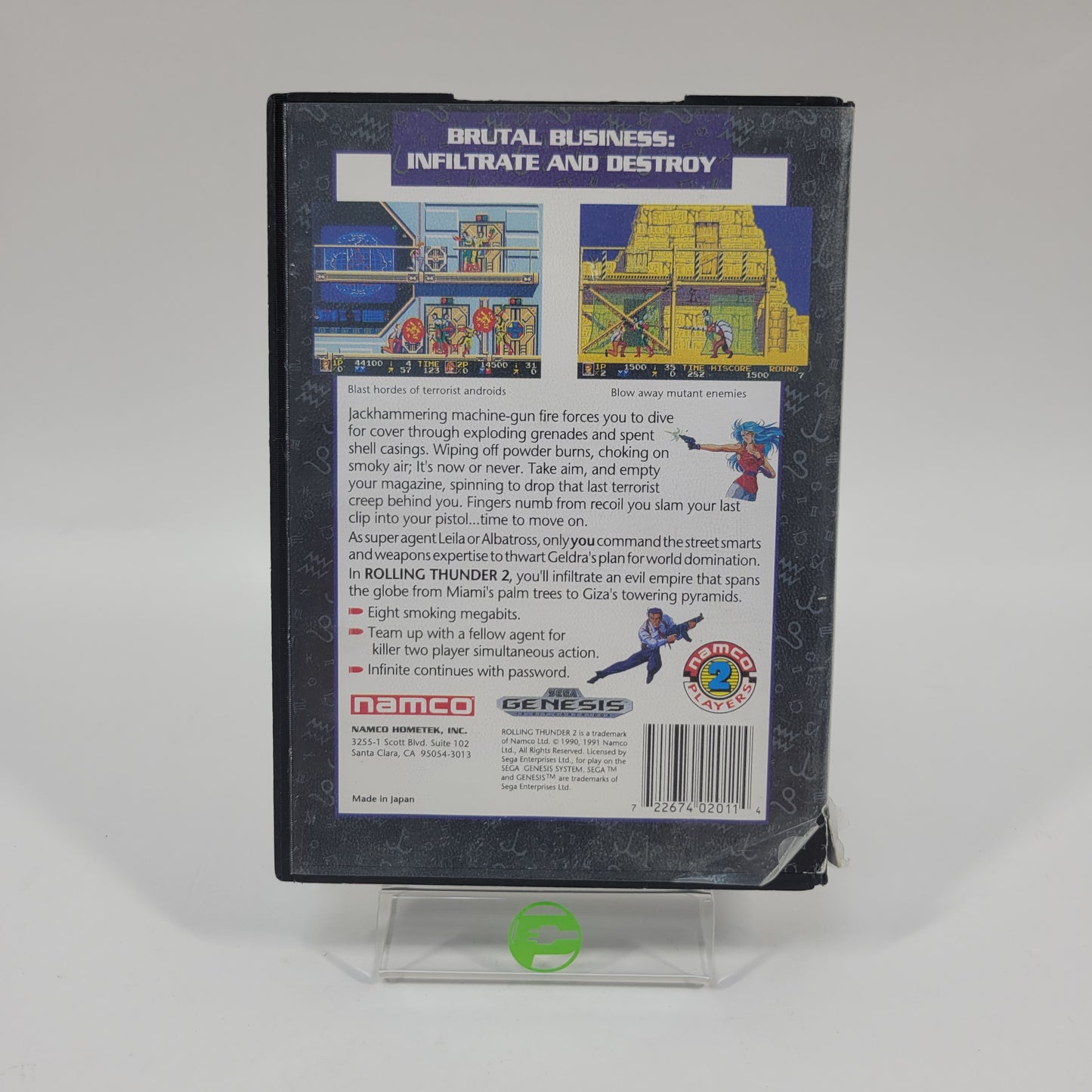 Rolling Thunder 2 (Sega Genesis, 1991)
