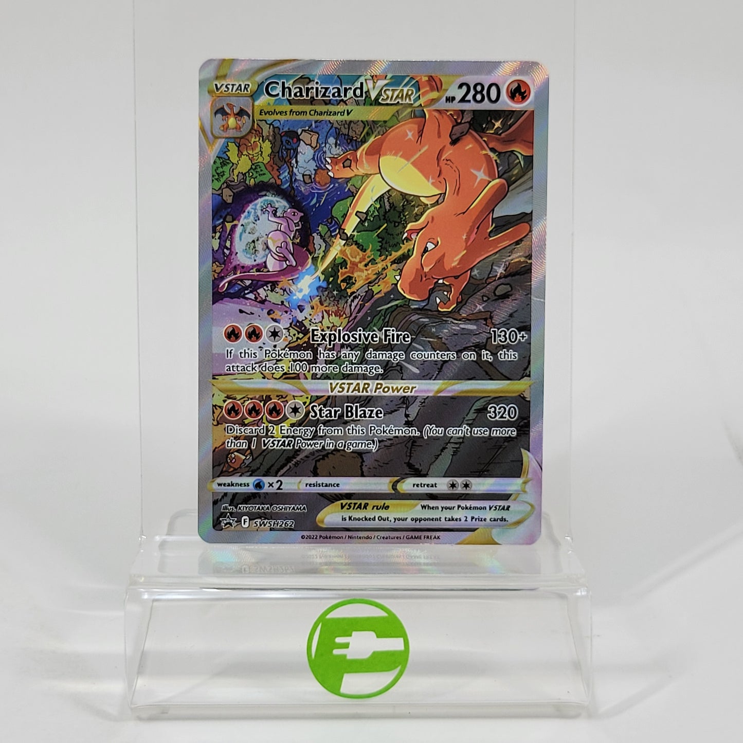 Pokémon TCG Sword & Shield Charizard VSTAR SWSH262 Holo Textured English