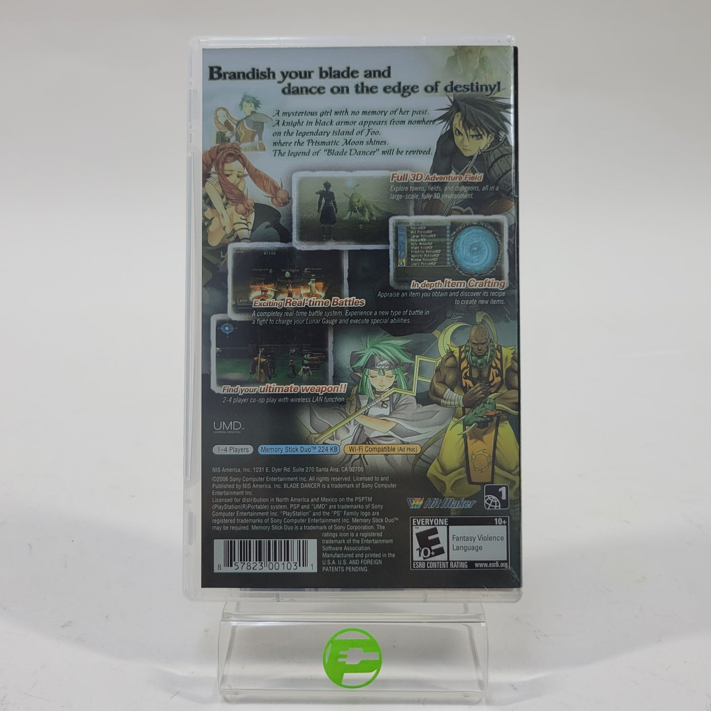 Blade Dancer Lineage of Light (Sony PlayStation Portable PSP, 2006)