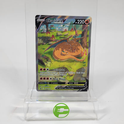 Pokémon TCG Sword & Shield Charizard V SWSH260 Holo Textured English