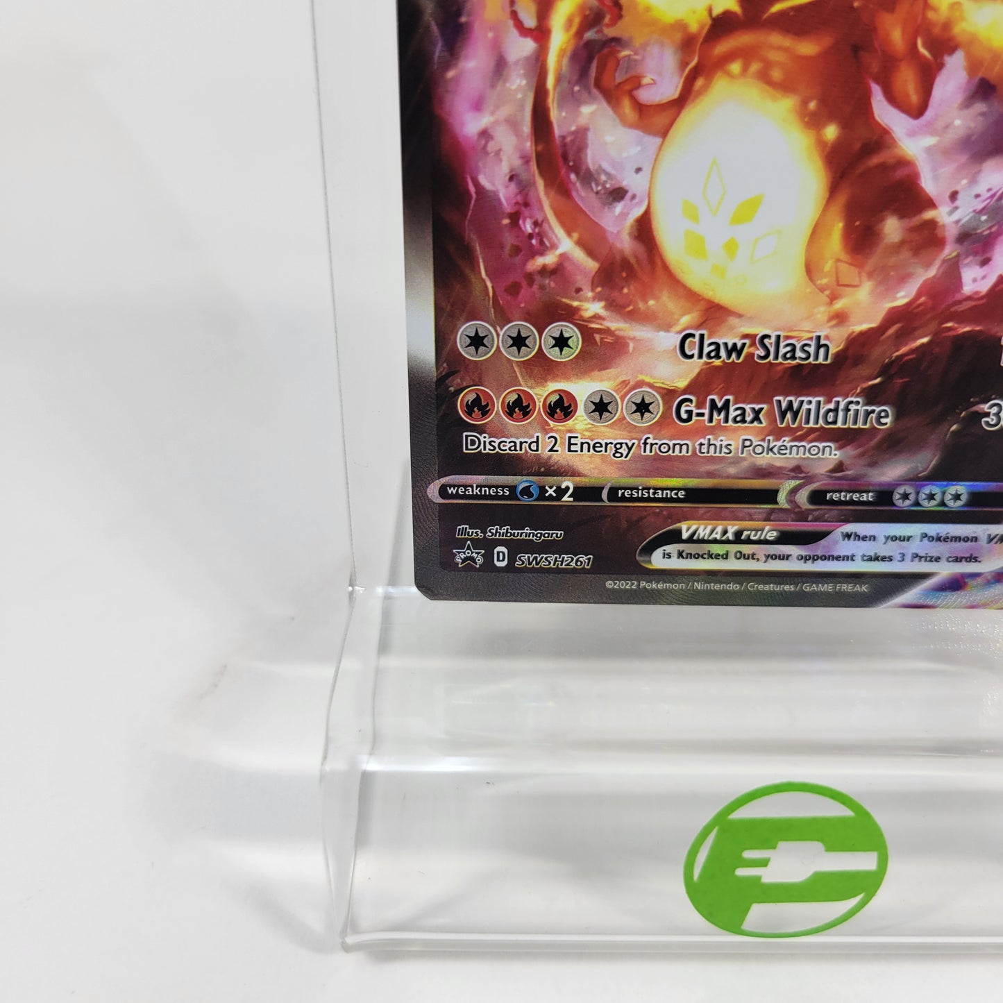 Pokémon TCG Sword & Shield Charizard VMAX SWSH261 Holo Textured English