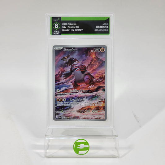 Pokémon TCG Pokemon Paradox Rift Groudon 199/182 Holo English