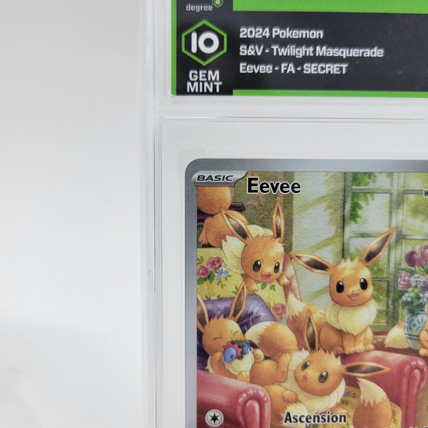 Pokémon TCG Twilight Masquerade Eevee 188/167 Holo English