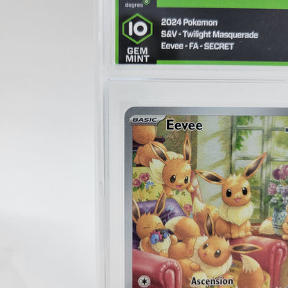 Pokémon TCG Twilight Masquerade Eevee 188/167 Holo English