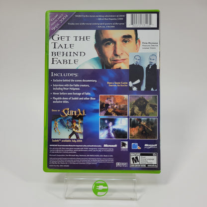 Fable [Limited Edition Bonus DVD] (Microsoft Xbox, 2005)