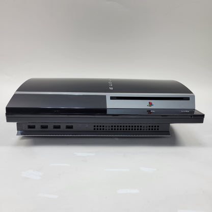 Sony PlayStation 3 Fat PS3 60GB Black Console Gaming System Only CECHA01