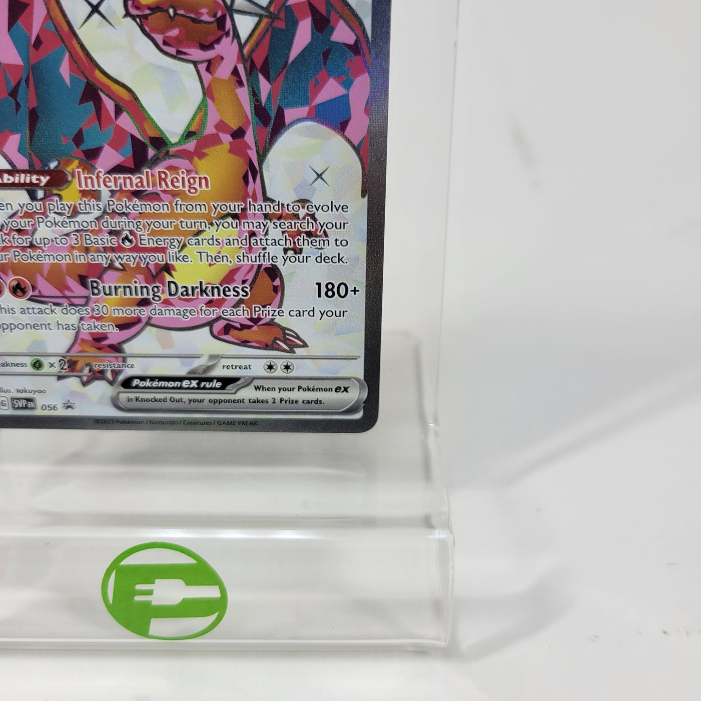 Pokémon TCG Scarlet & Violet Promos Charizard ex 056 Holo Textured English