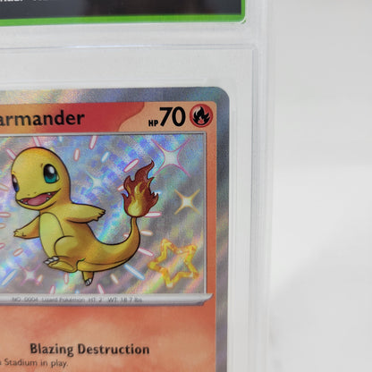 Pokémon TCG Paldean Fates Charmander 109/091 Holo Textured English