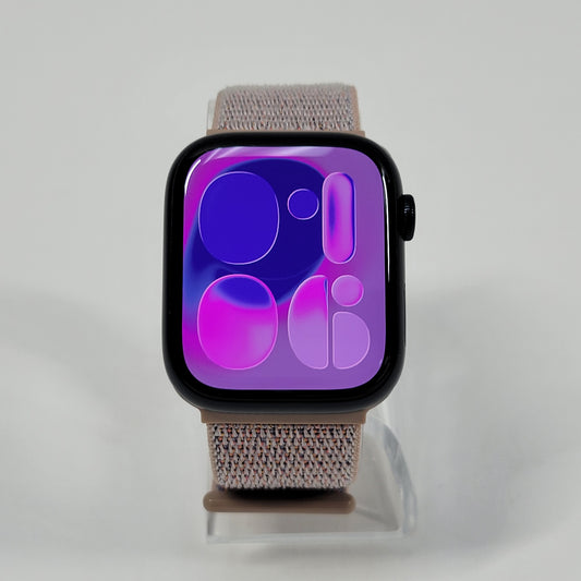 Unlocked Apple Watch Series 9 45MM Midnight Aluminum Sports Loop