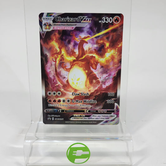 Pokémon TCG Sword & Shield Charizard VMAX SWSH261 Holo Textured English