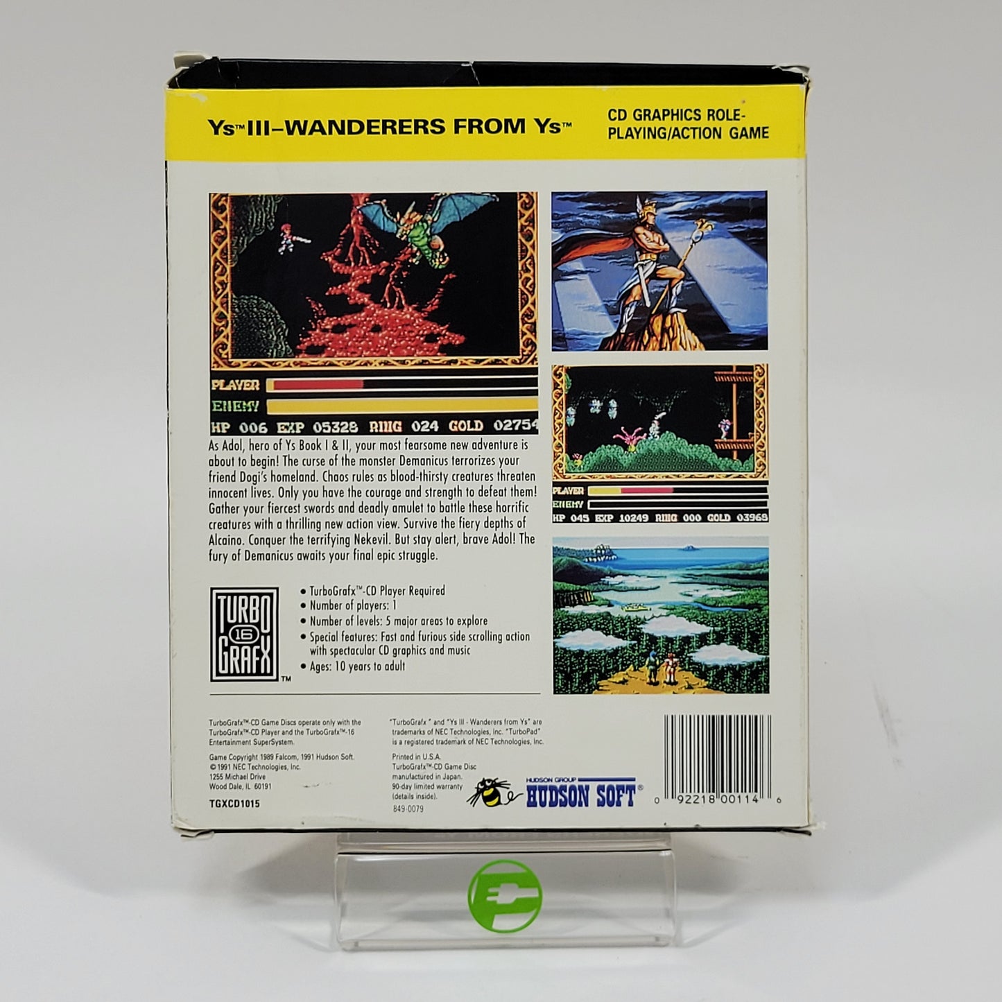Ys III Wanderers from Ys (TurboGrafx CD, 1990)