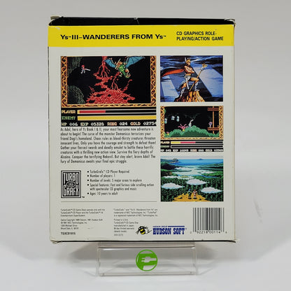 Ys III Wanderers from Ys (TurboGrafx CD, 1990)