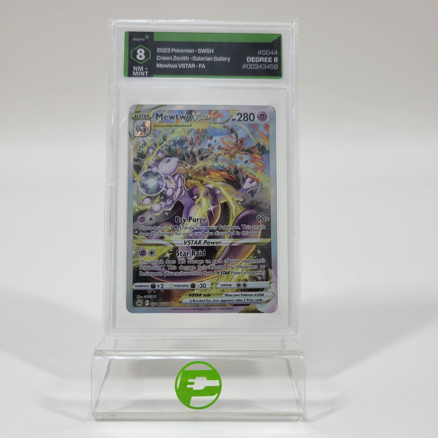 Pokémon TCG Crown Zenith Mewtwo VSTAR GG44/GG70 Holo/Foil English