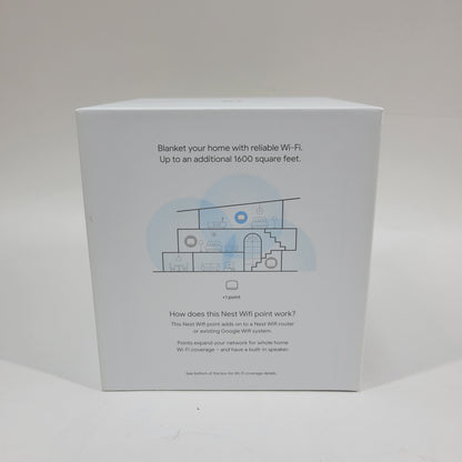 Google Nest Wifi Router and Nest Wifi Point Mesh Network System H2D/H2E + Nest WiFi Add-on Point