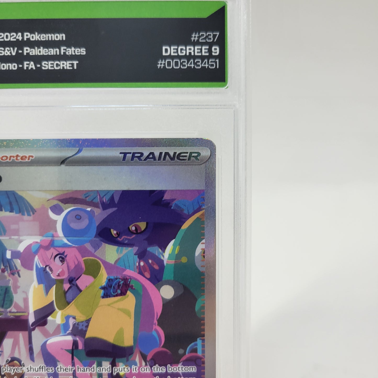 Pokémon TCG Paldean Fates Iono 237/091 Holo Textured English