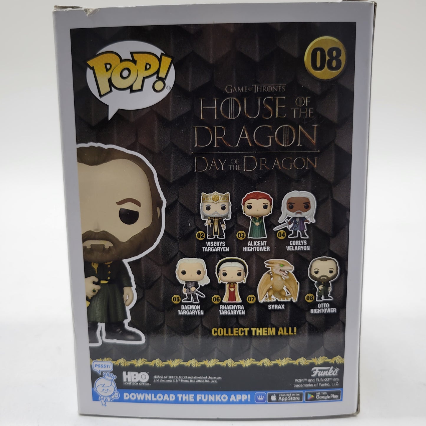 New Funko POP Otto Hightower House of the Dragons 8