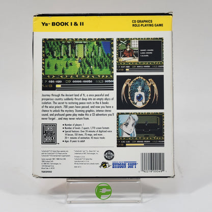 Ys Books I & II (TurboGrafx CD, 1989)