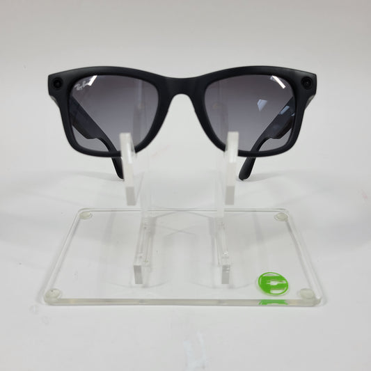Ray-Ban Meta Wayfarer Gen 1 Matte Black Polarized RW4006 601ST3 AI Smart Glasses