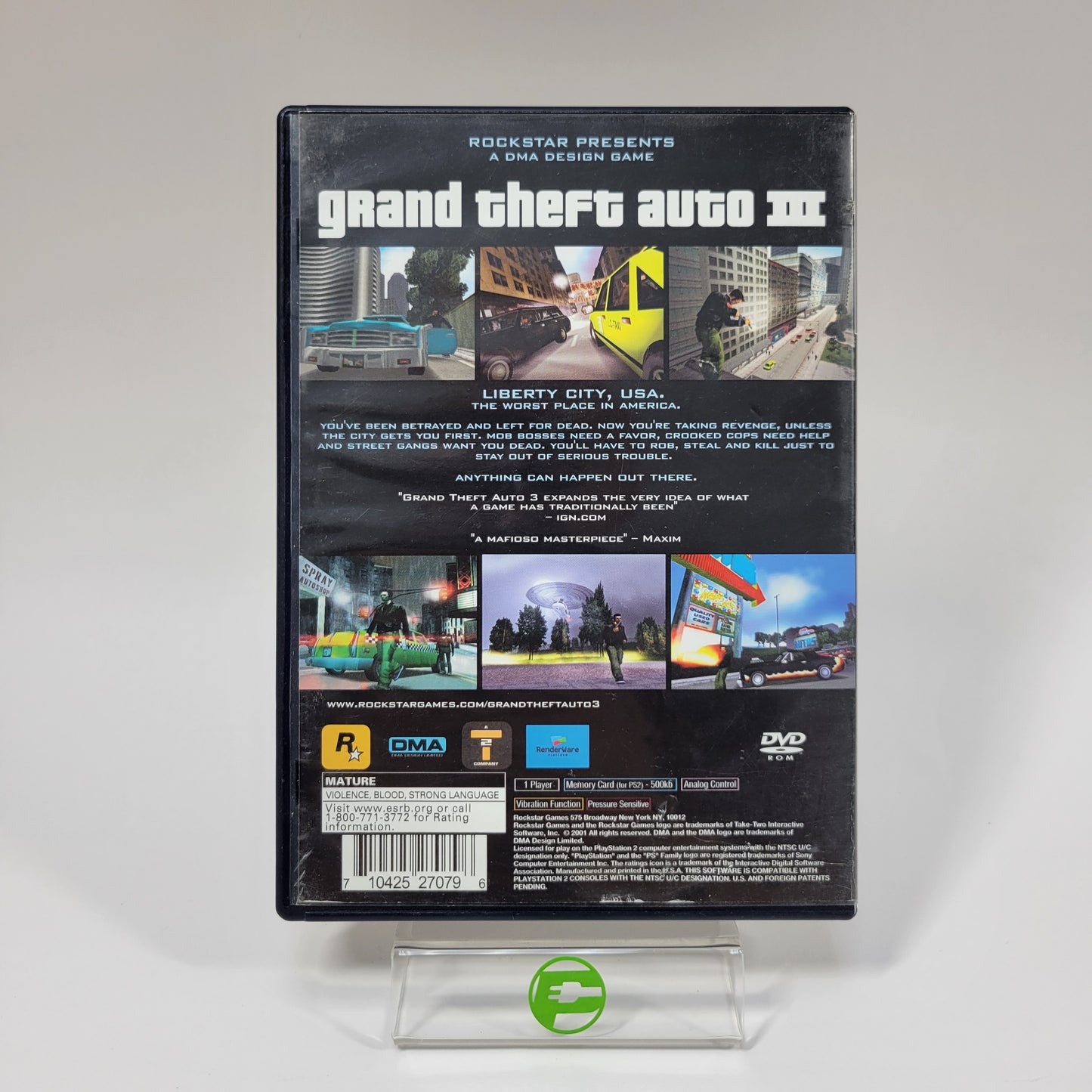 Grand Theft Auto III (Sony PlayStation 2 PS2, 2001)