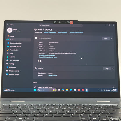 Lenovo IdeaPad 5 2-in-1 83GH0002US 14" Snapdragon X Plus 3.2GHz 16GB RAM 9 SSD