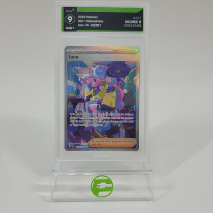 Pokémon TCG Paldean Fates Iono 237/091 Holo Textured English