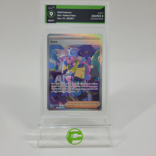 Pokémon TCG Paldean Fates Iono 237/091 Holo Textured English