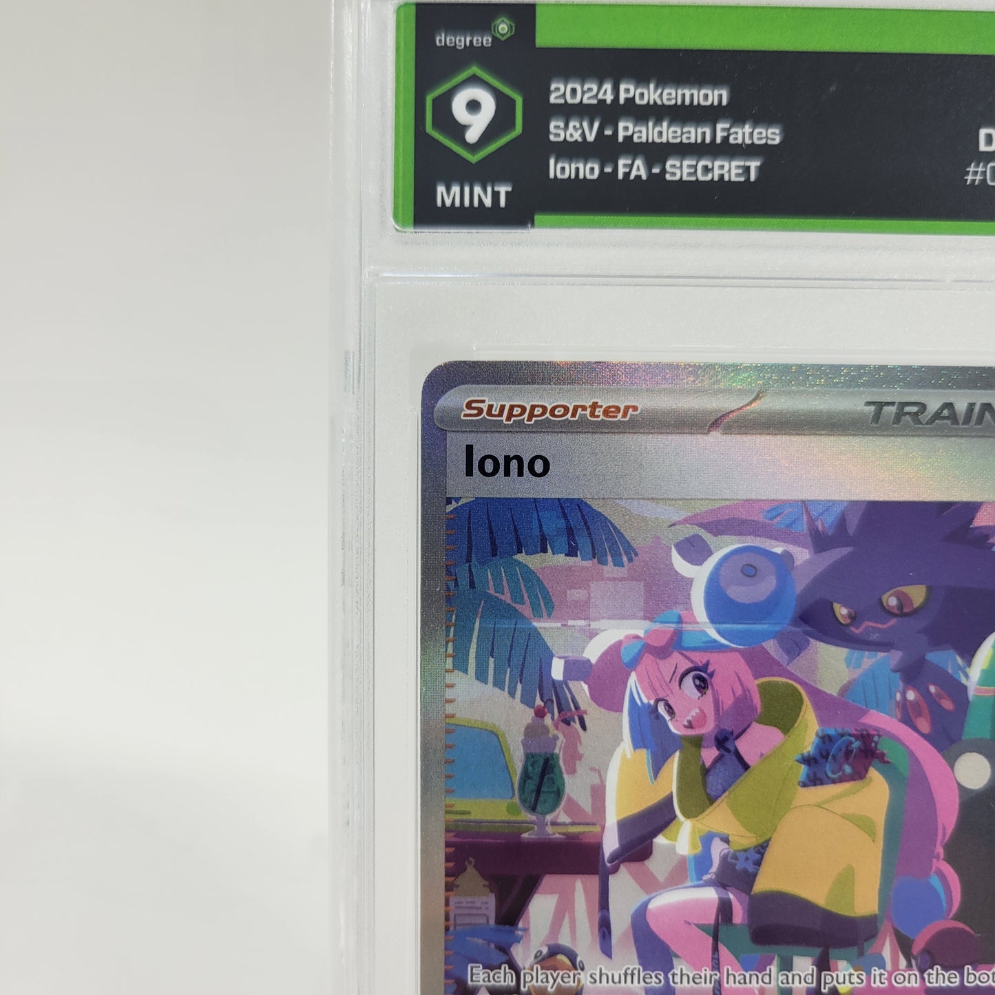 Pokémon TCG Paldean Fates Iono 237/091 Holo Textured English