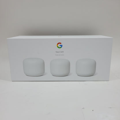 Google Nest Wifi Router and Nest Wifi Point Mesh Network System H2D/H2E + Nest WiFi Add-on Point