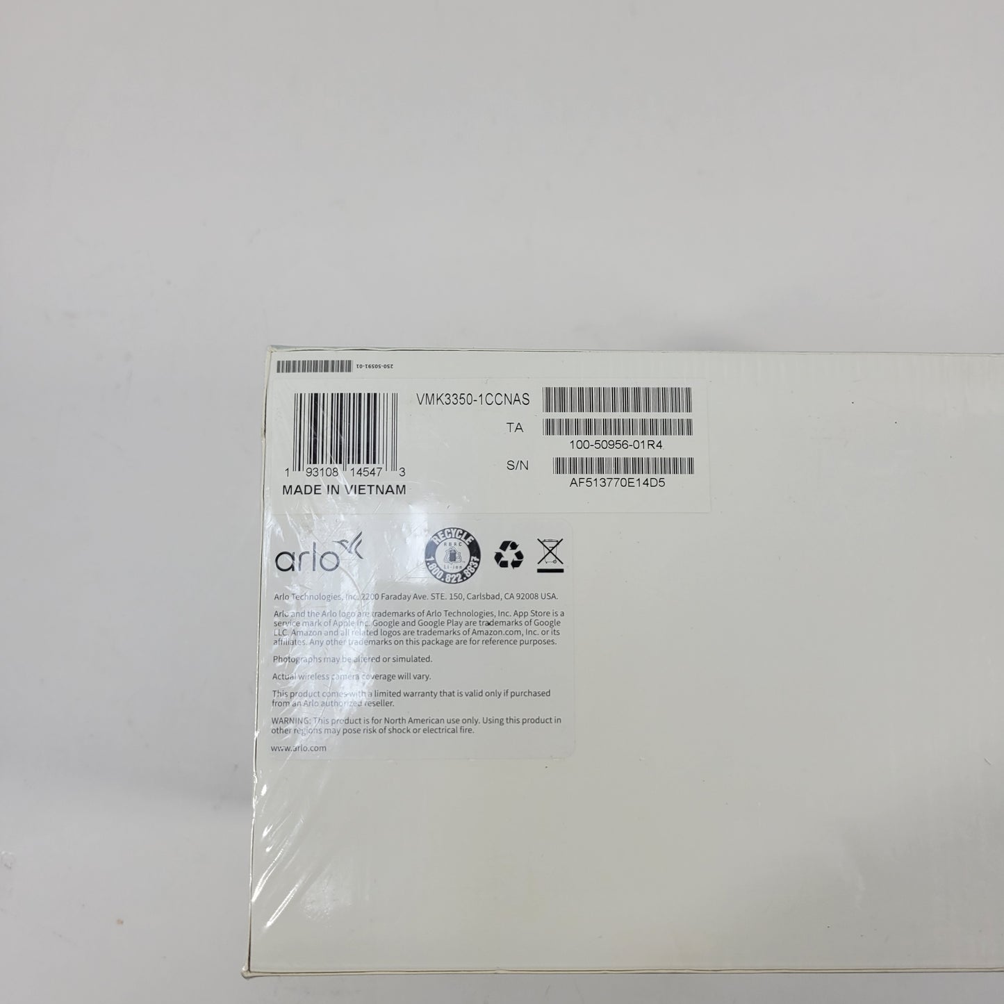 New Arlo Essential Outdoor Camera Essential Outdoor Camera  VMK3350-1CCNAS