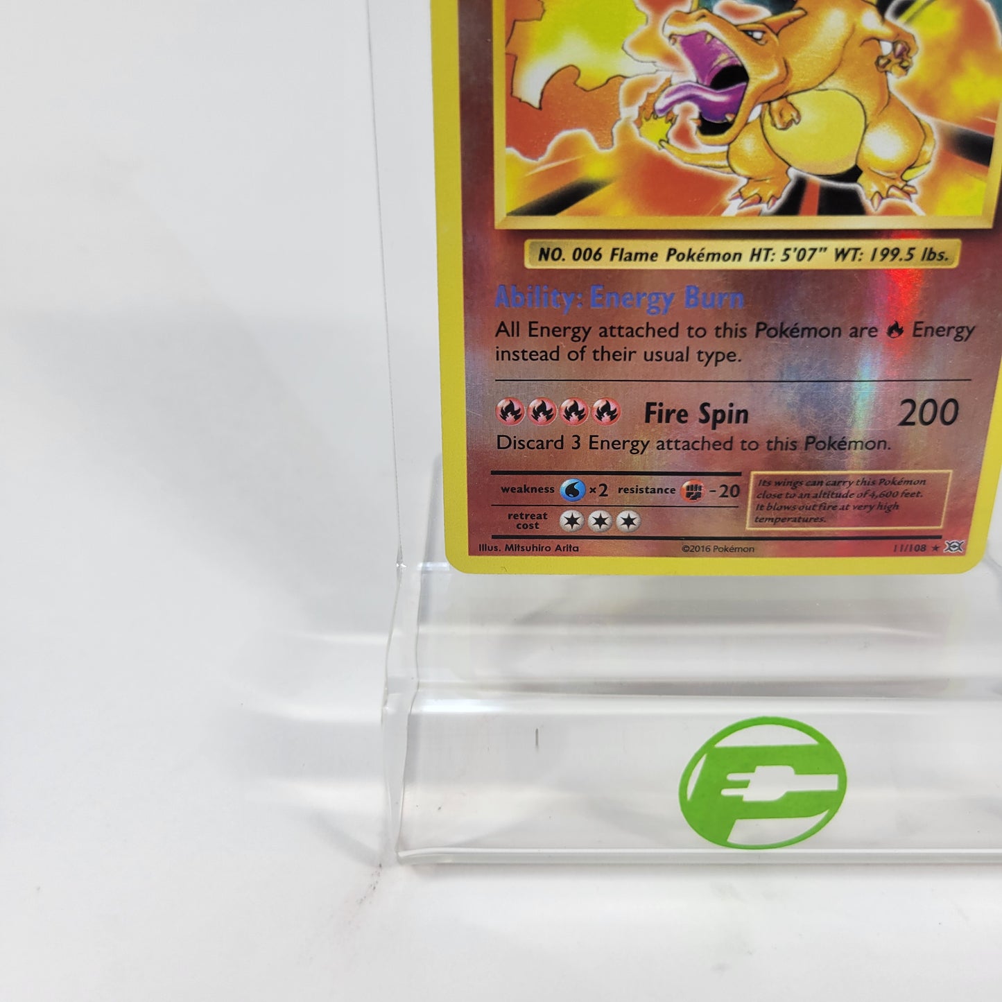 Pokémon TCG Evolutions Charizard 11/108 Holo English