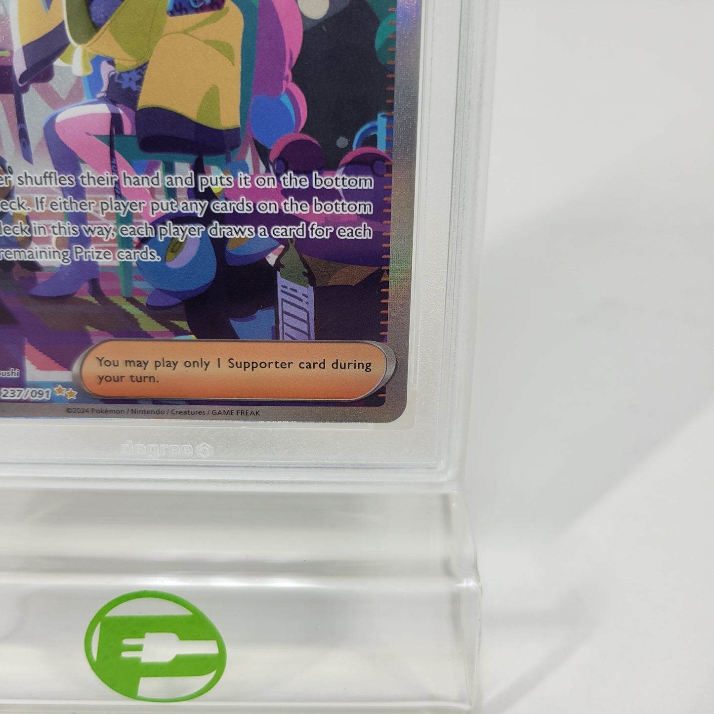 Pokémon TCG Paldean Fates Iono 237/091 Holo Textured English