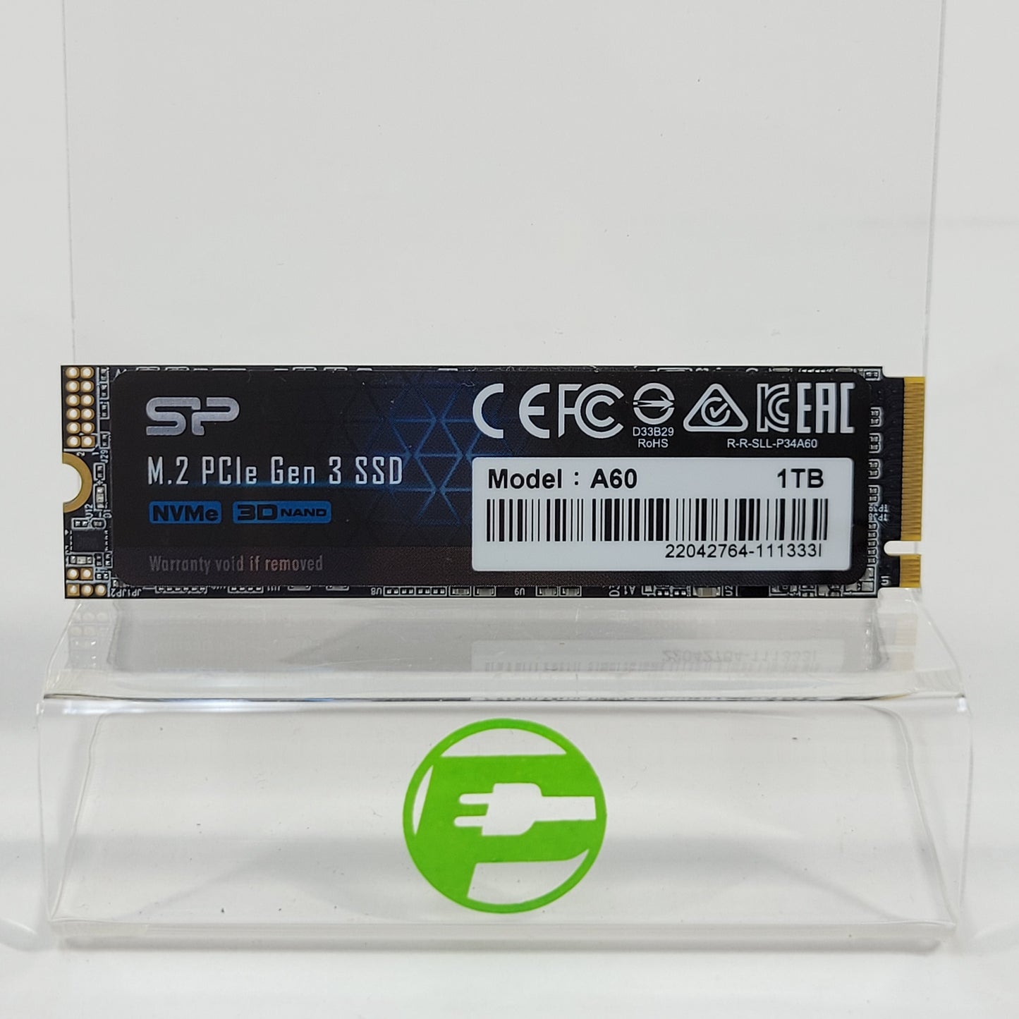 Silicon Power 2280mm 	P34A60 1TB M.2 NVMe Gen 3.0 x 4 SSD A60