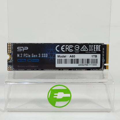 Silicon Power 2280mm 	P34A60 1TB M.2 NVMe Gen 3.0 x 4 SSD A60