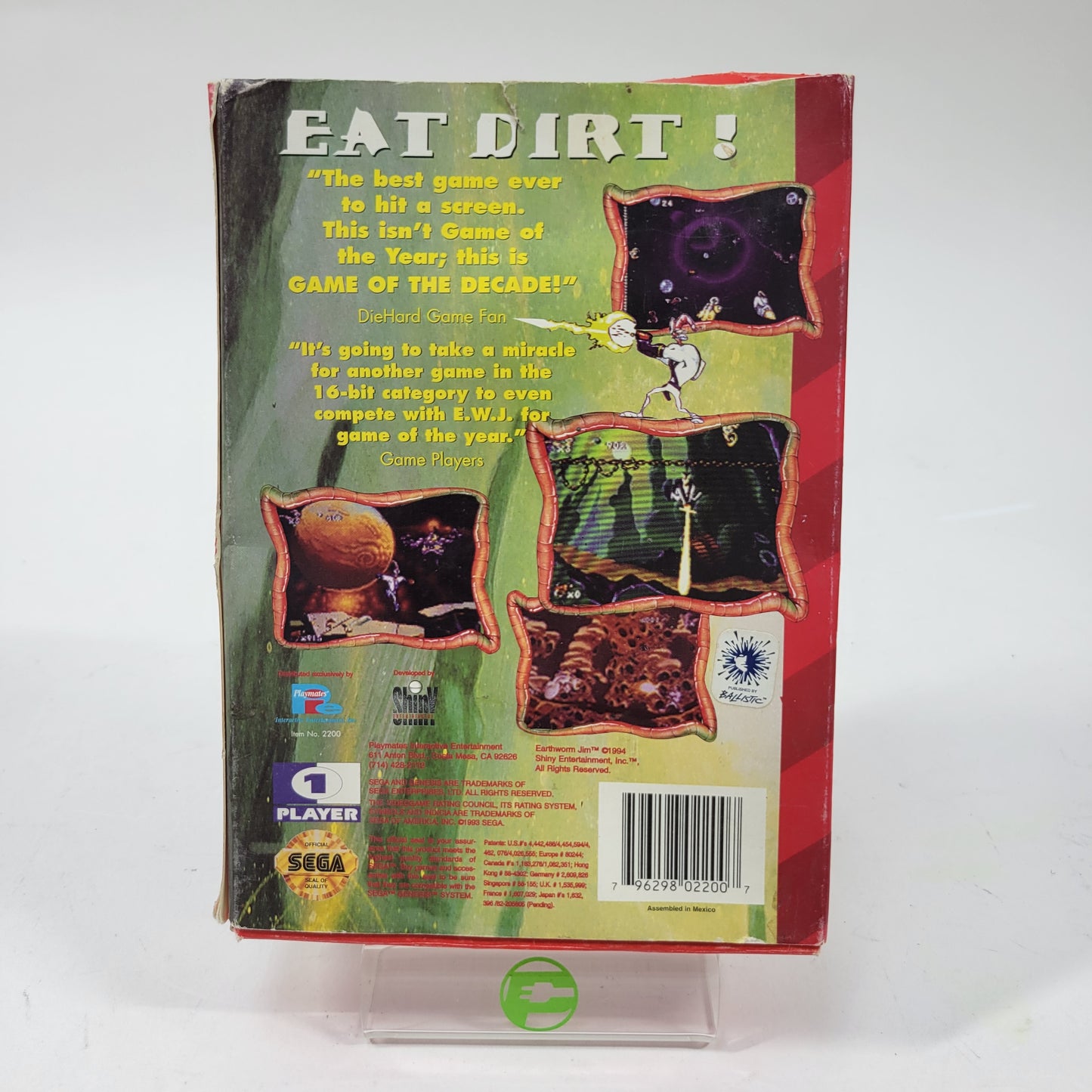 Earthworm Jim (Sega Genesis, 1994)