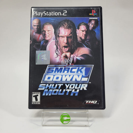 WWE Smackdown Shut Your Mouth (Sony PlayStation 2 PS2, 2002)
